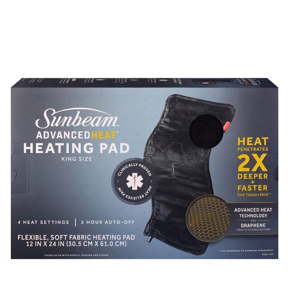 Sunbeam Advanced Heat Standard Heating Pad- King Size
